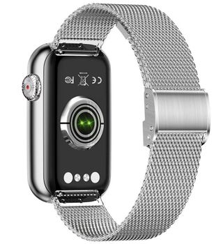 Smartwatch damski na bransolecie Garett Wave RT srebrny stalowy (3).jpg